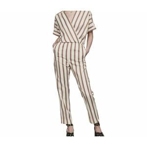 NWT Maje Pieni Striped V-Neck Jumpsuit Sz 34/XS